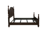 223631KE Andover 63-inch Four Poster Eastern King Bed Dark Oak