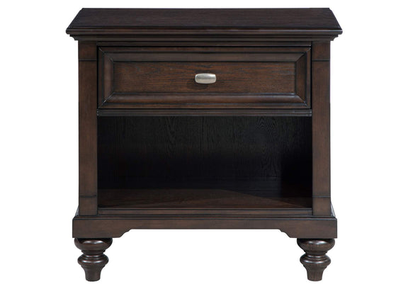 223631KW-S4 Andover 4-piece California King Bedroom Set Dark Oak
