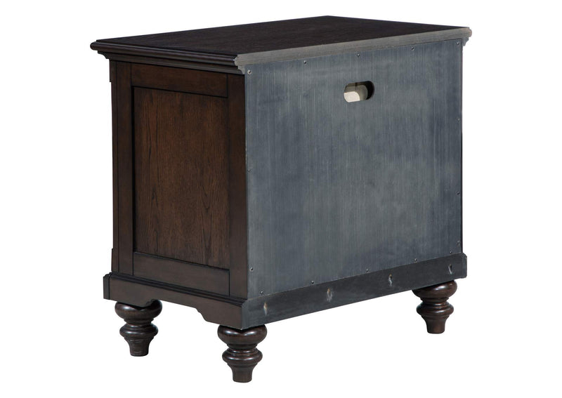 223631KW-S4 Andover 4-piece California King Bedroom Set Dark Oak