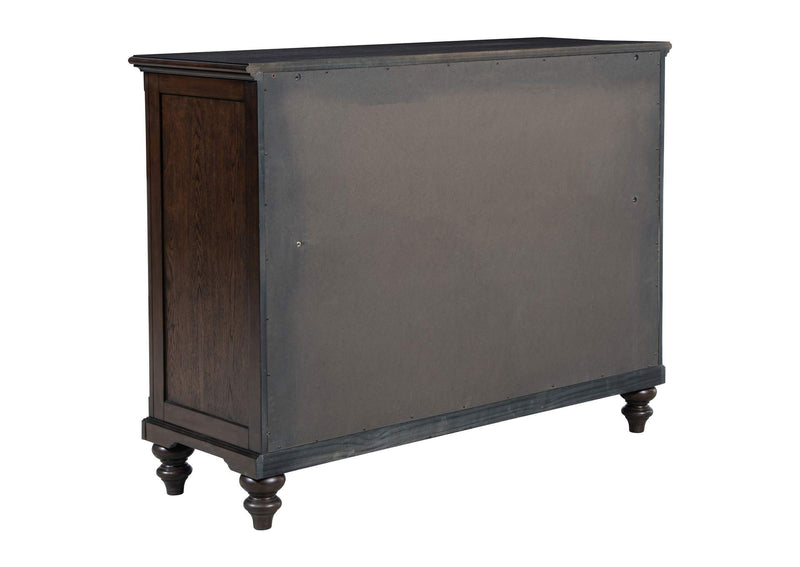 223631KW-S4 Andover 4-piece California King Bedroom Set Dark Oak