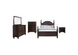 223631KW-S5 Andover 5-piece California King Bedroom Set Dark Oak