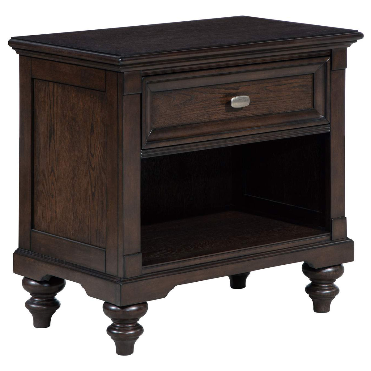 223631KW-S5 Andover 5-piece California King Bedroom Set Dark Oak