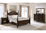 223631Q-S4 Andover 4-piece Queen Bedroom Set Dark Oak
