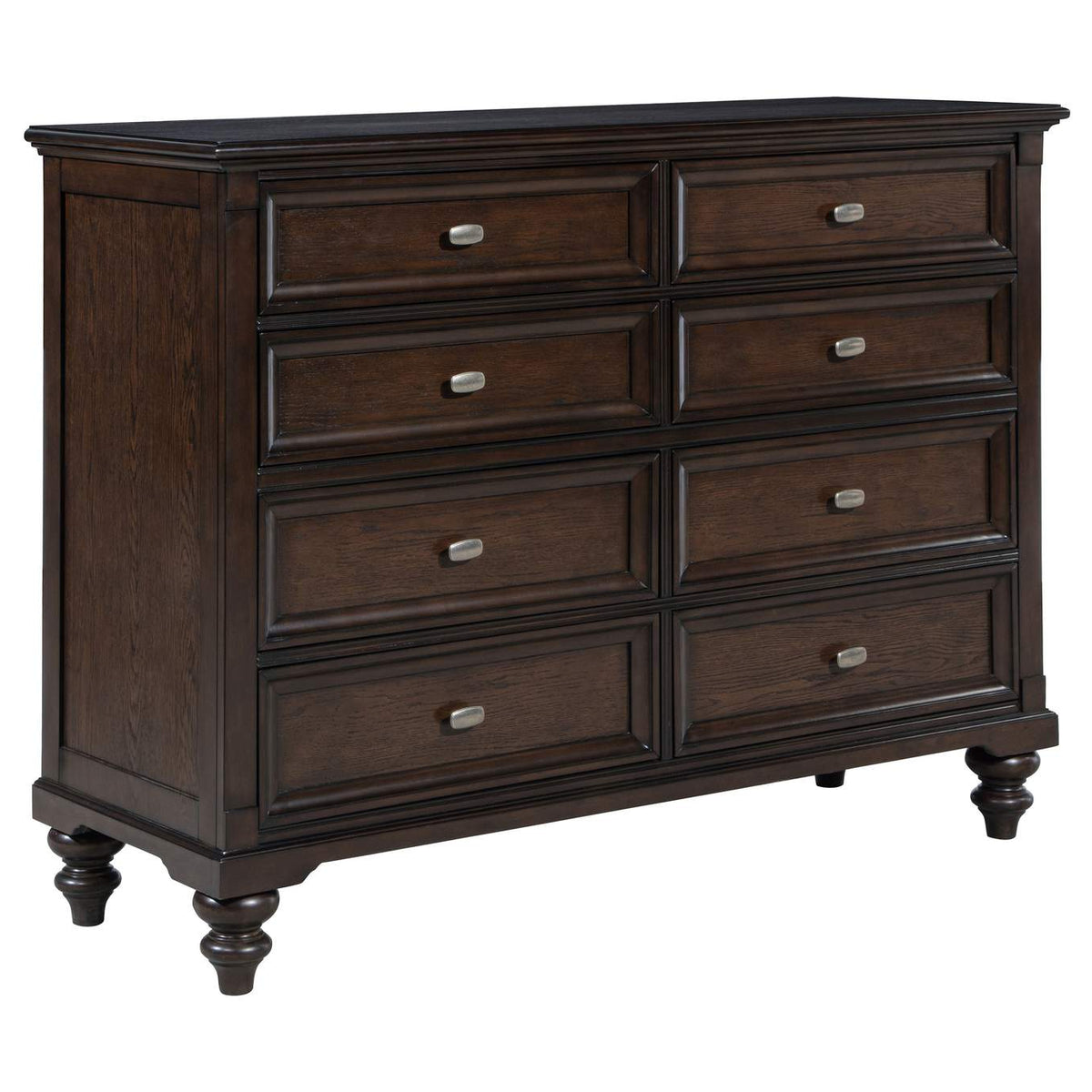 223631Q-S5 Andover 5-piece Queen Bedroom Set Dark Oak