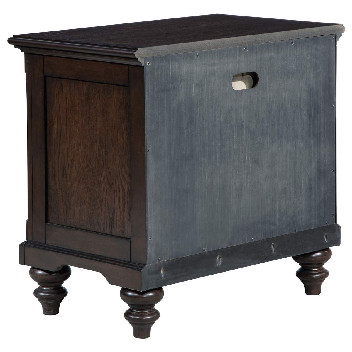 223632 Andover 1-drawer Nightstand Bedside Table Dark Oak