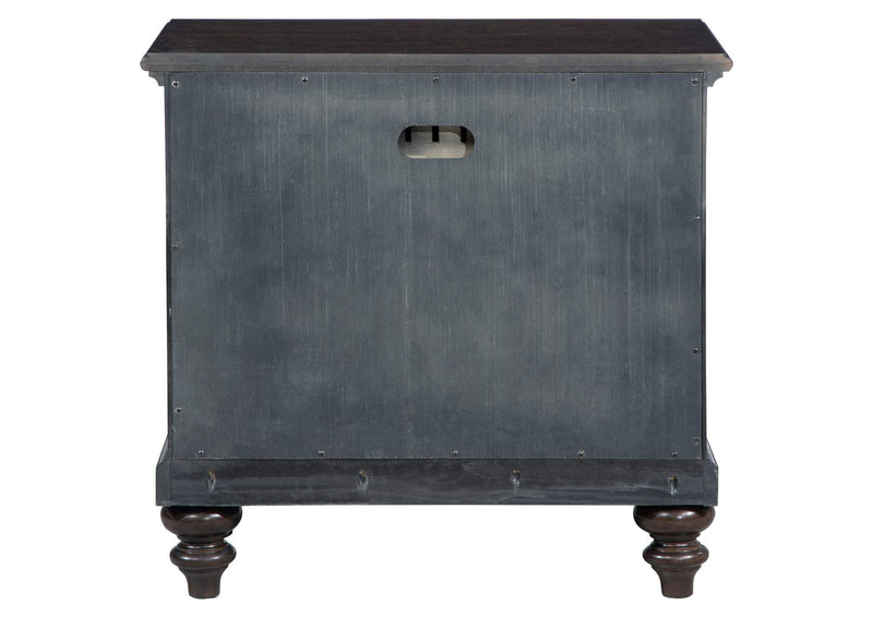 223632 Andover 1-drawer Nightstand Bedside Table Dark Oak