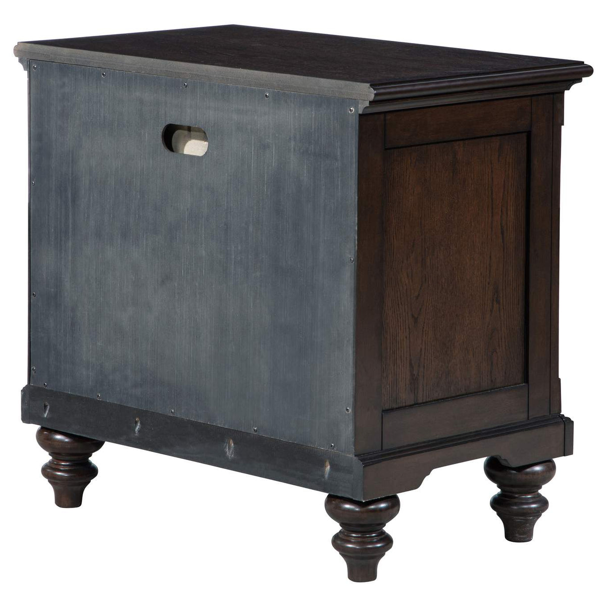 223632 Andover 1-drawer Nightstand Bedside Table Dark Oak
