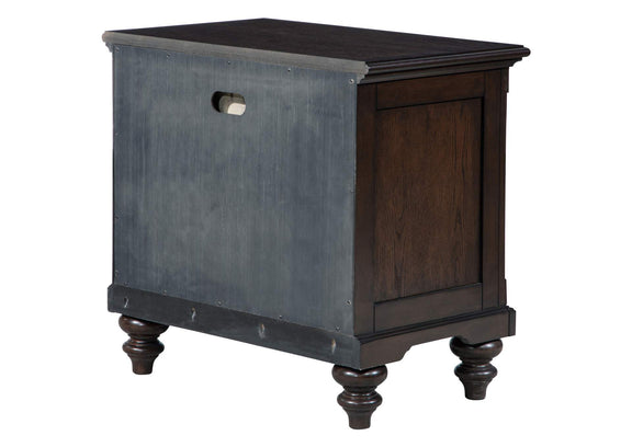 223632 Andover 1-drawer Nightstand Bedside Table Dark Oak