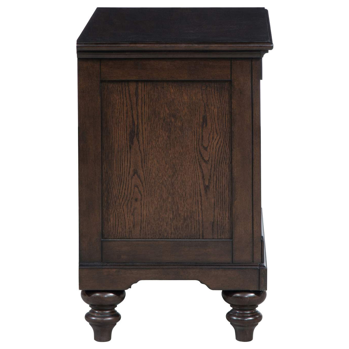 223632 Andover 1-drawer Nightstand Bedside Table Dark Oak