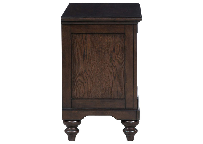 223632 Andover 1-drawer Nightstand Bedside Table Dark Oak