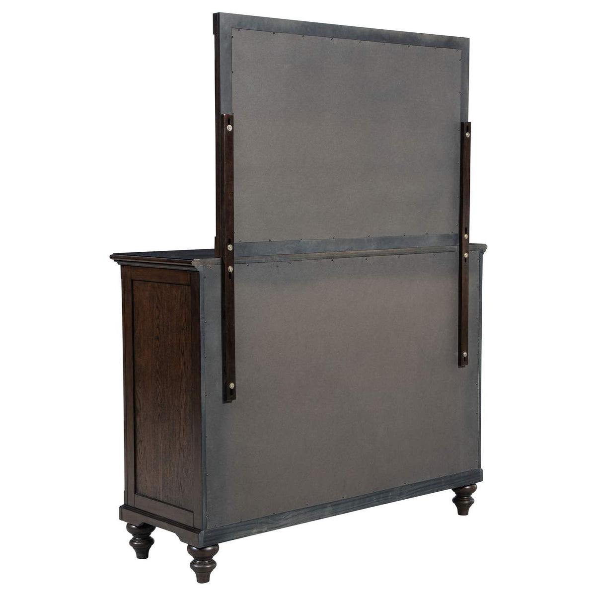223633M Andover 8-drawer Dresser and Mirror Dark Oak