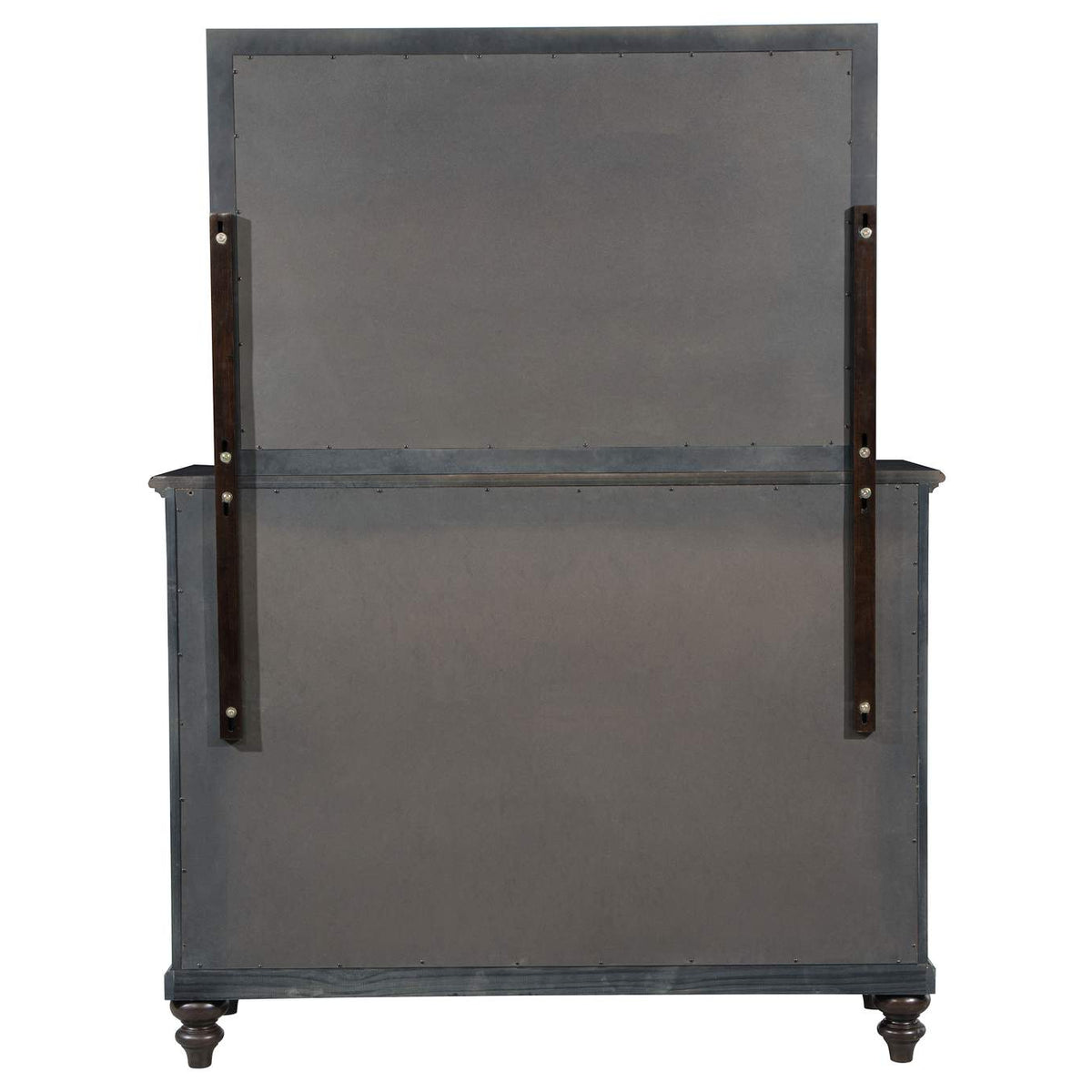 223633M Andover 8-drawer Dresser and Mirror Dark Oak
