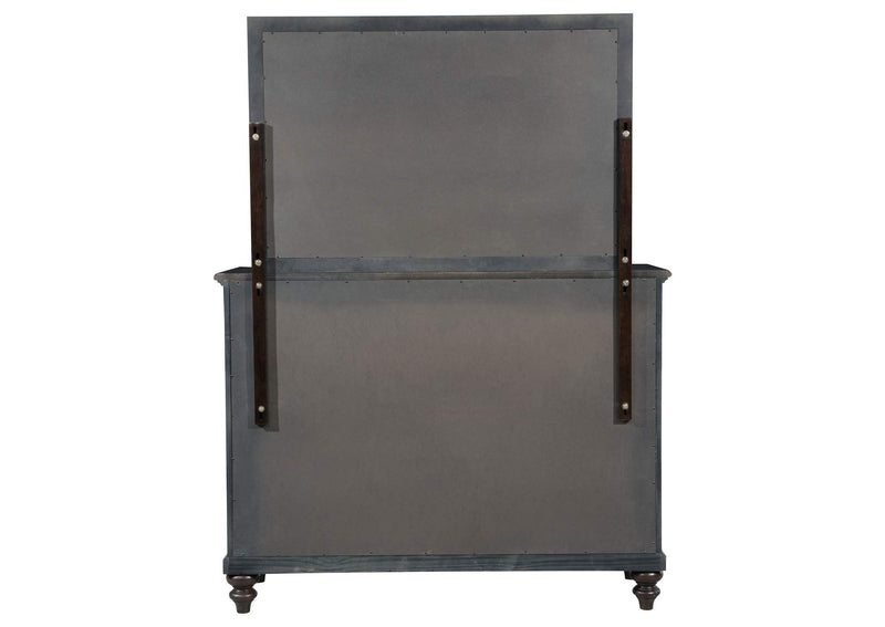 223633M Andover 8-drawer Dresser and Mirror Dark Oak