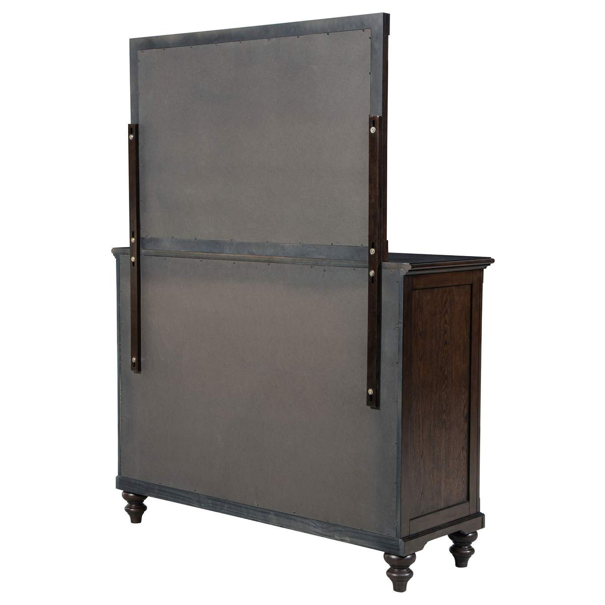 223633M Andover 8-drawer Dresser and Mirror Dark Oak