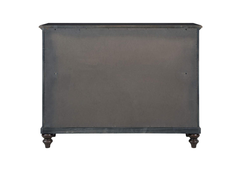 223633 Andover 8-drawer Dresser Cabinet Dark Oak