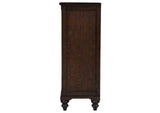 223635 Andover 5-drawer Chest of Drawers Dark Oak