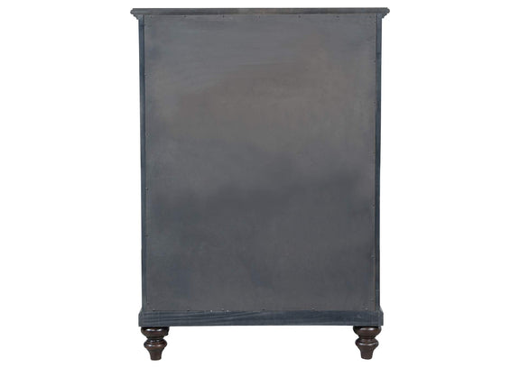 223635 Andover 5-drawer Chest of Drawers Dark Oak