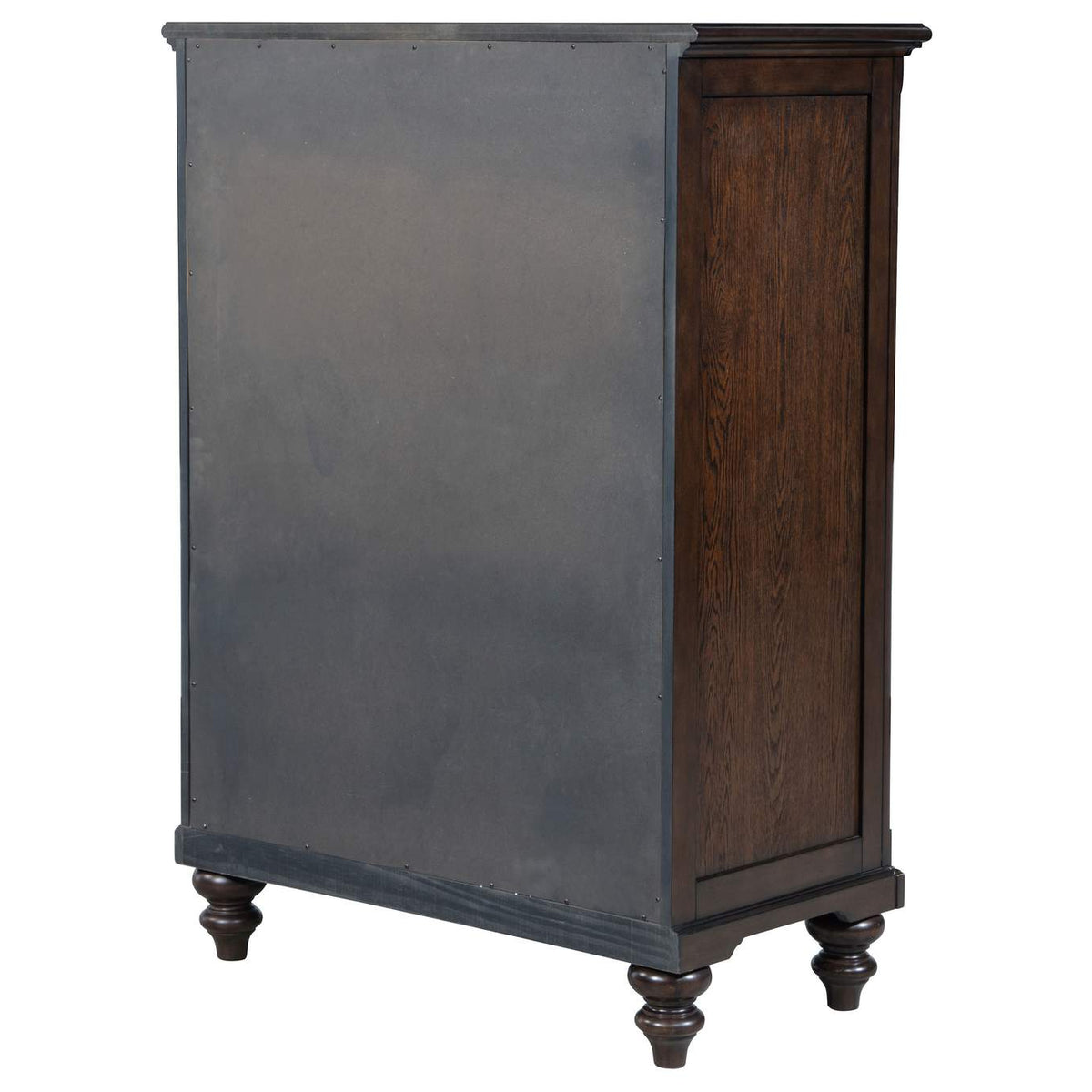 223635 Andover 5-drawer Chest of Drawers Dark Oak