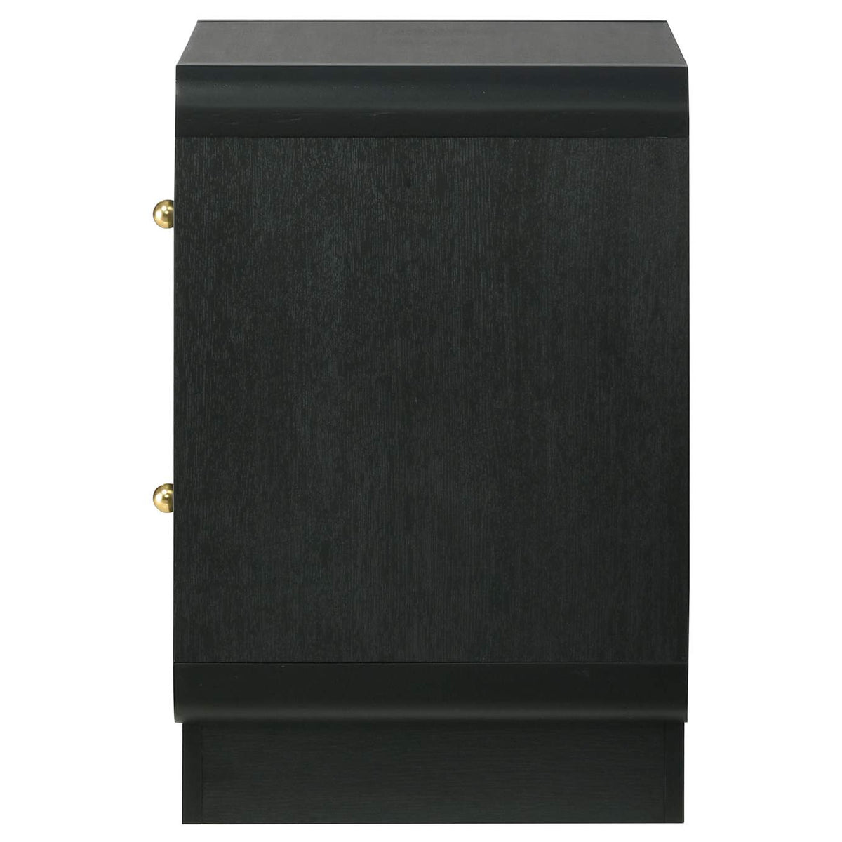 223662 Cavelle 2-drawer Nightstand Bedside Table Black