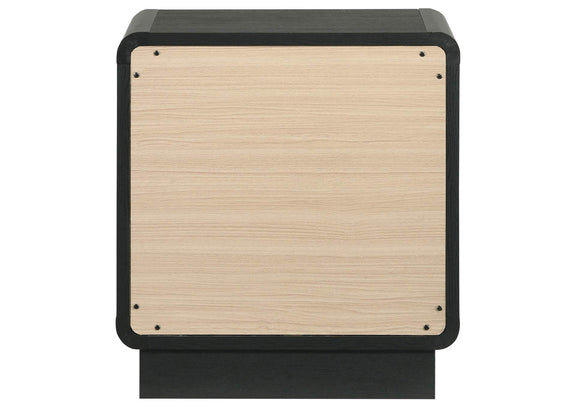 223662 Cavelle 2-drawer Nightstand Bedside Table Black