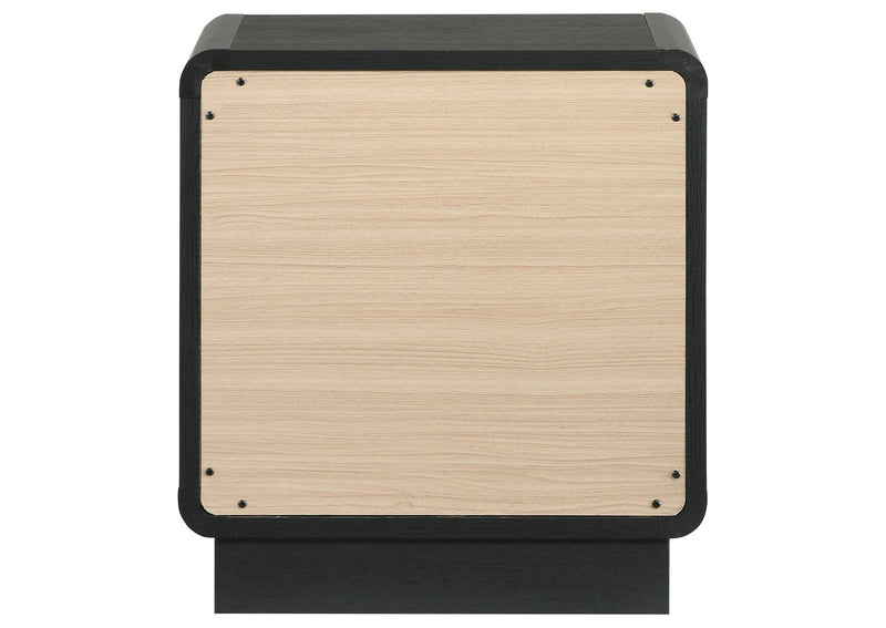 223662 Cavelle 2-drawer Nightstand Bedside Table Black