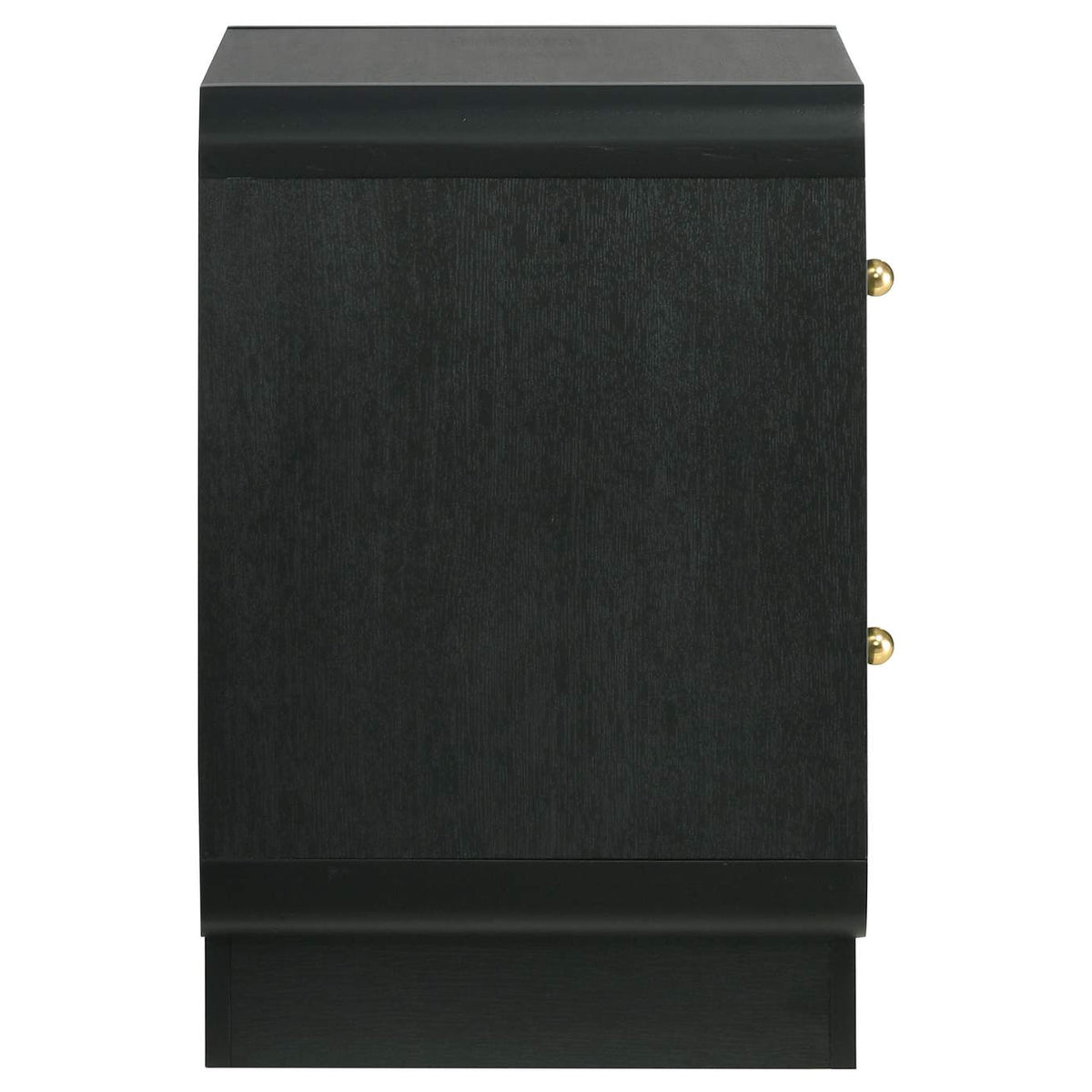 223662 Cavelle 2-drawer Nightstand Bedside Table Black