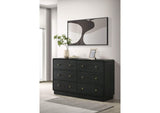223663 Cavelle 6-drawer Dresser Cabinet Black