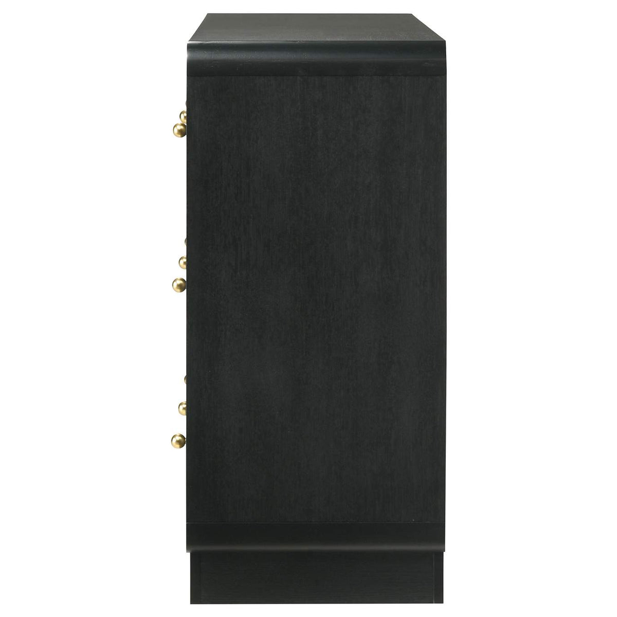 223663 Cavelle 6-drawer Dresser Cabinet Black