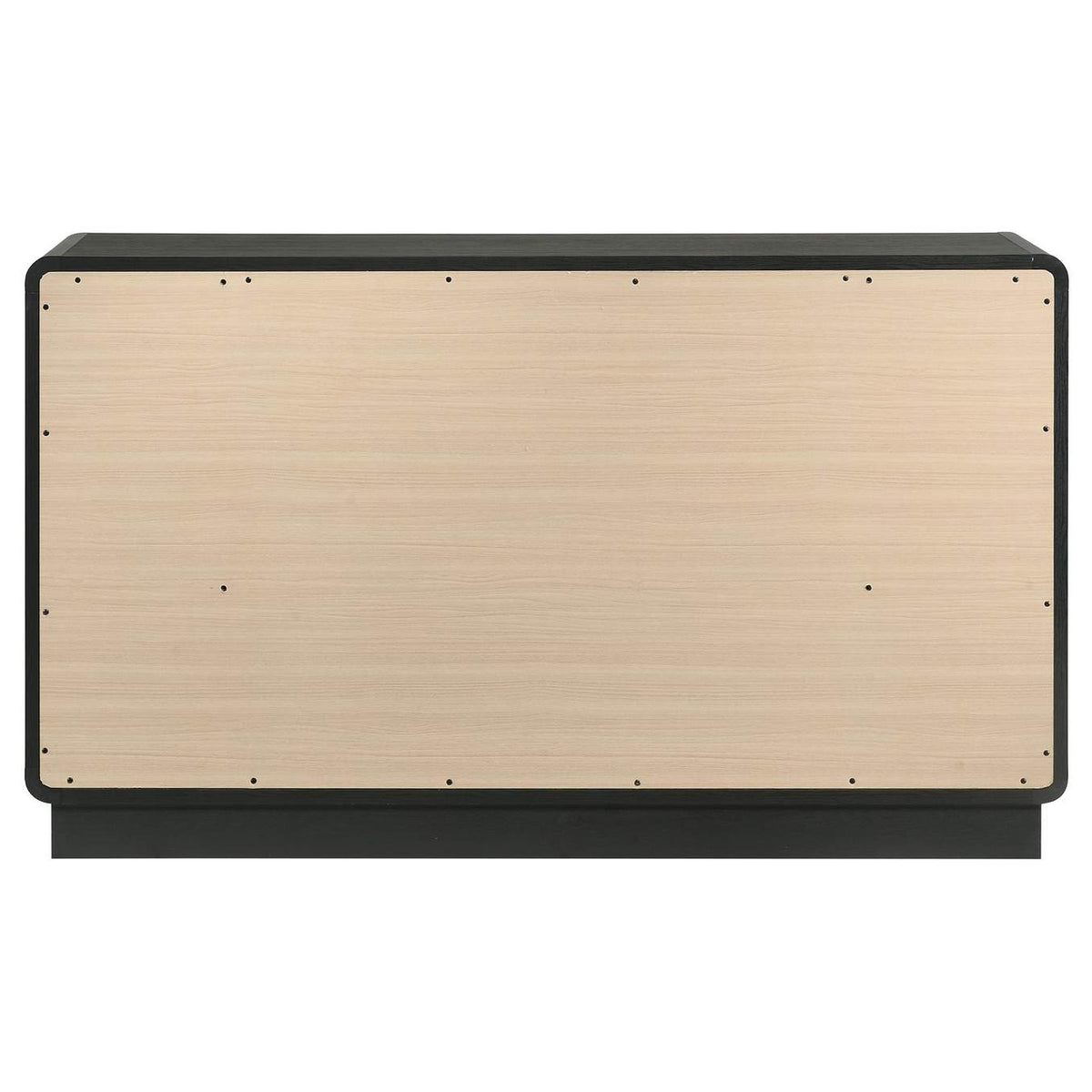 223663 Cavelle 6-drawer Dresser Cabinet Black