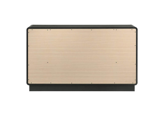 223663 Cavelle 6-drawer Dresser Cabinet Black