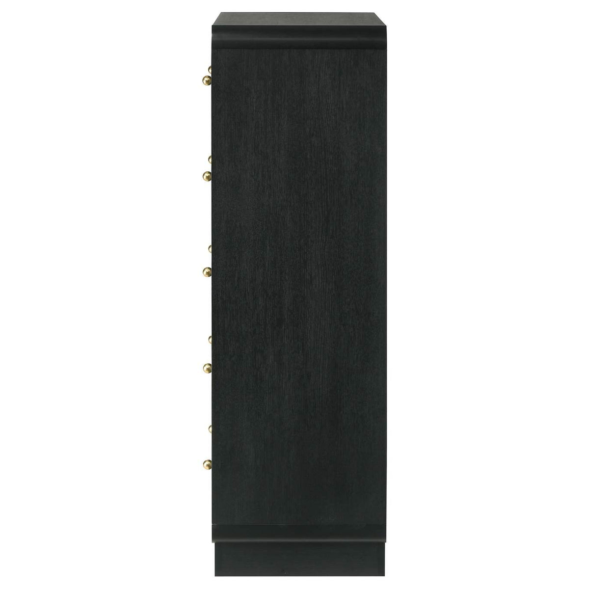 223665 Cavelle 5-drawer Chest of Drawers Black