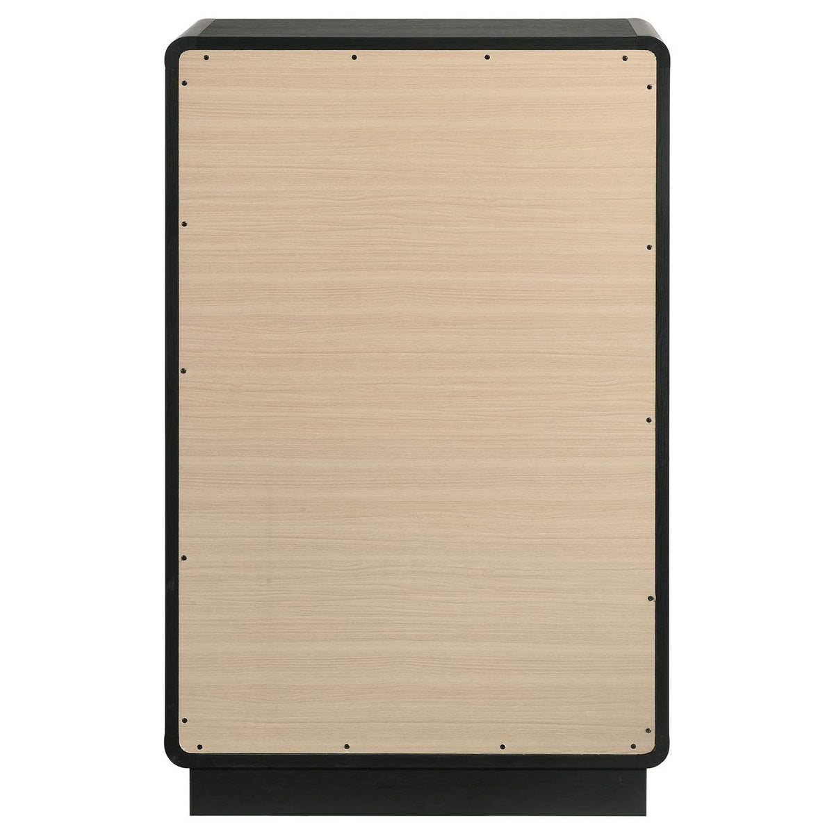 223665 Cavelle 5-drawer Chest of Drawers Black