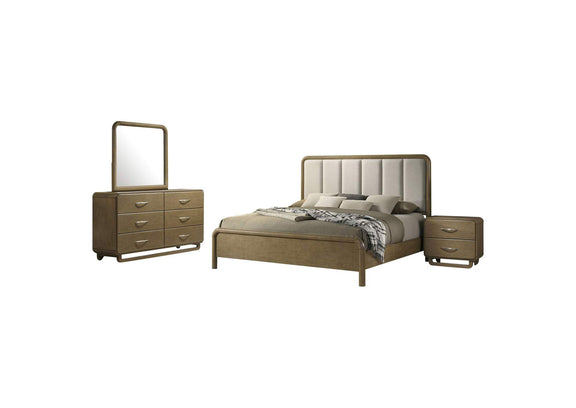 224271KE-S4 Amsbury 4-piece Eastern King Bedroom Set Nutmeg