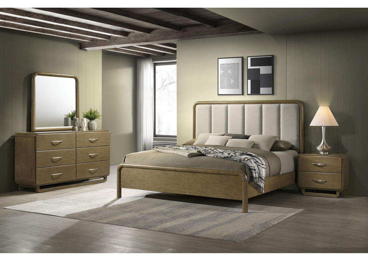 224271Q-S4 Amsbury 4-piece Queen Bedroom Set Nutmeg