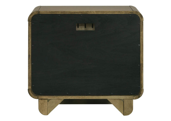224272 Amsbury 2-drawer Nightstand Bedside Table Nutmeg