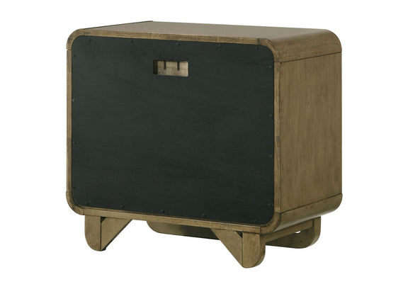 224272 Amsbury 2-drawer Nightstand Bedside Table Nutmeg