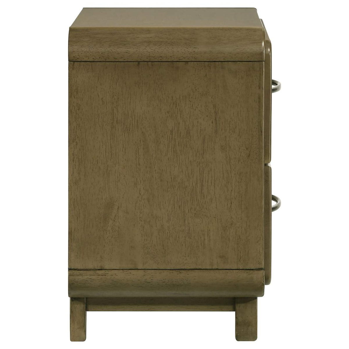 224272 Amsbury 2-drawer Nightstand Bedside Table Nutmeg