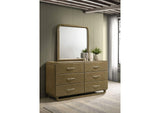224273M Amsbury 6-drawer Dresser and Mirror Nutmeg