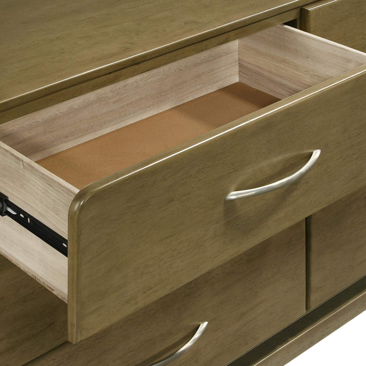 224273M Amsbury 6-drawer Dresser and Mirror Nutmeg