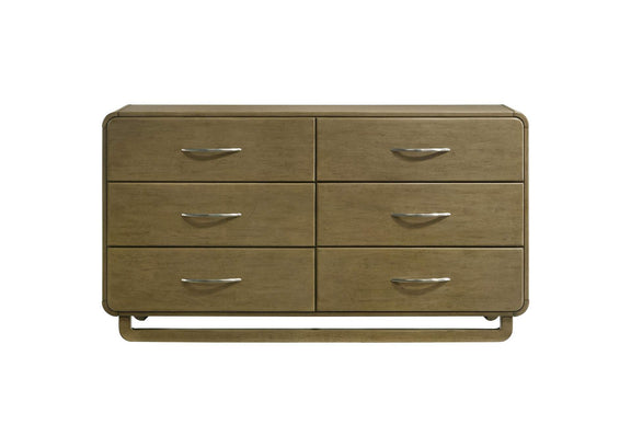 224273 Amsbury 6-drawer Dresser Cabinet Nutmeg