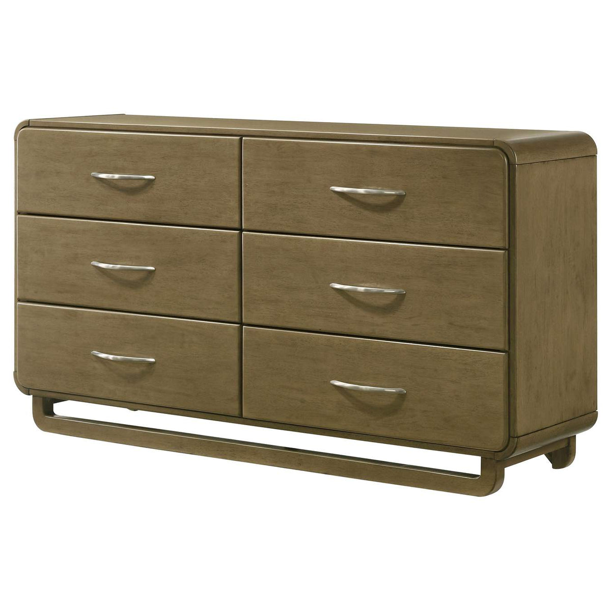 224273 Amsbury 6-drawer Dresser Cabinet Nutmeg
