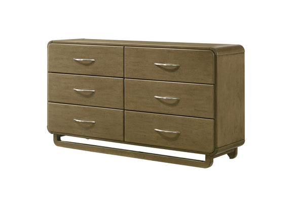 224273 Amsbury 6-drawer Dresser Cabinet Nutmeg
