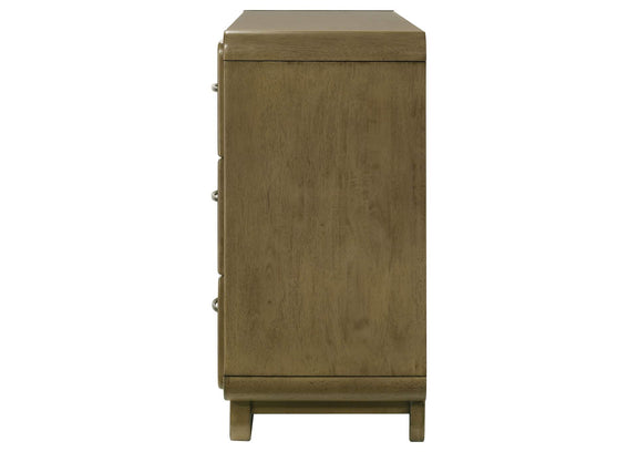 224273 Amsbury 6-drawer Dresser Cabinet Nutmeg