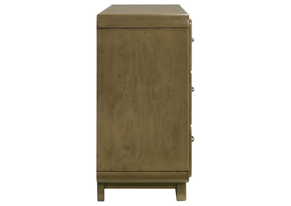 224273 Amsbury 6-drawer Dresser Cabinet Nutmeg