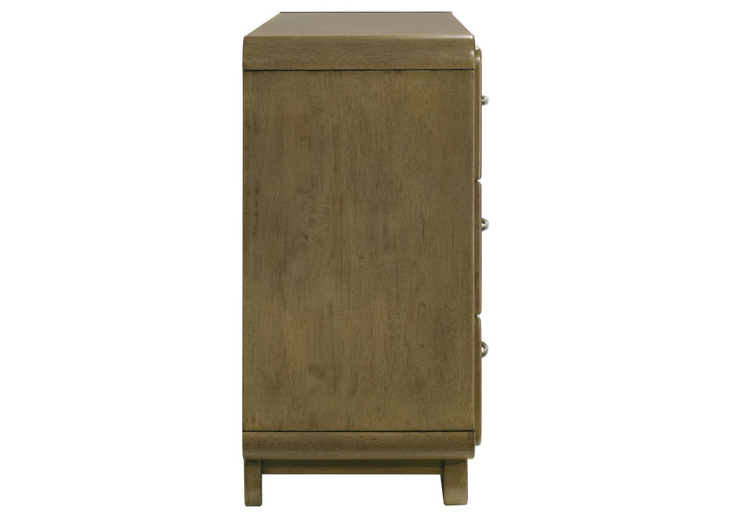 224273 Amsbury 6-drawer Dresser Cabinet Nutmeg