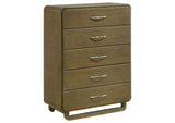 224275 Amsbury 5-drawer Chest of Drawers Nutmeg
