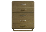224275 Amsbury 5-drawer Chest of Drawers Nutmeg