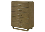 224275 Amsbury 5-drawer Chest of Drawers Nutmeg