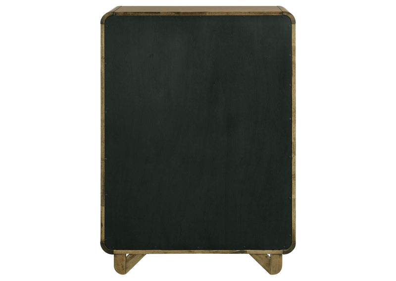 224275 Amsbury 5-drawer Chest of Drawers Nutmeg