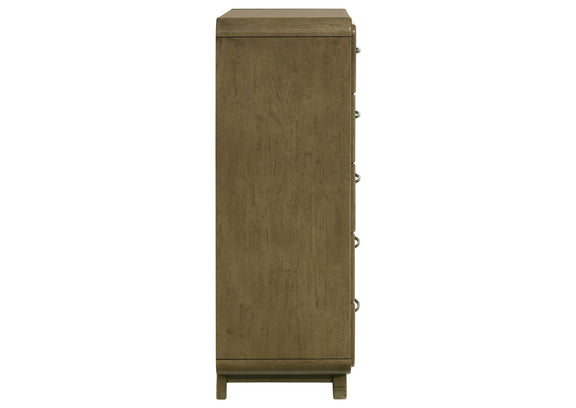 224275 Amsbury 5-drawer Chest of Drawers Nutmeg
